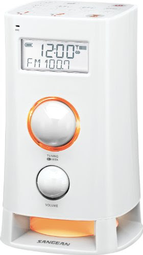  Sangean k-200W Radio Réveil Digital RDS Double alarme Messagerie vocale Blanc
