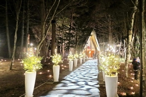 軽井沢高原教会のクリスマスキャンドルナイト17に行ってきました 北軽井沢ブルーベリーｙｇｈ 宿主日記