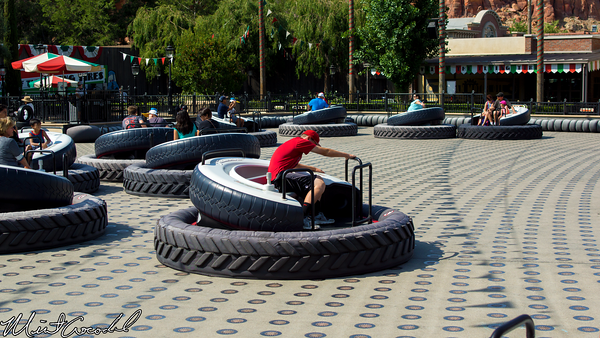 Disneyland Resort, Disney California Adventure, Cars Land, Luigi's Flying Tires