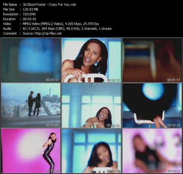 Eboni Foster Video Clip Crazy For You Vob