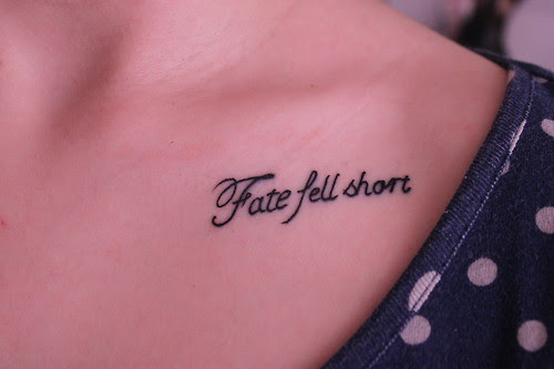 Tattoo Quotes On Collar Bone
