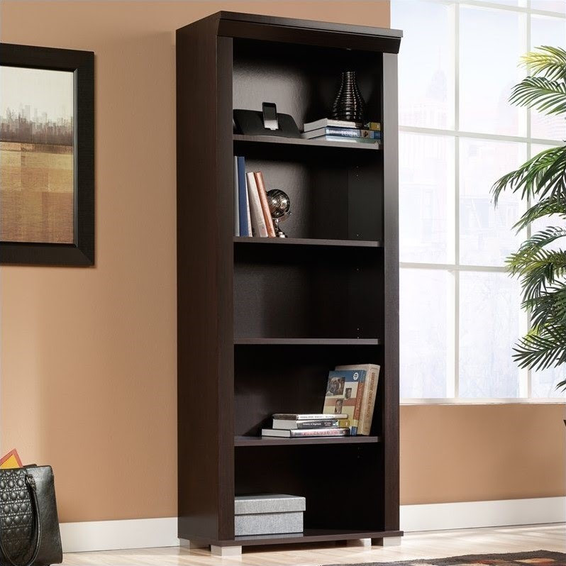 Limited Offer Sauder Town Bookcase in Jamocha Wood Before Too Late