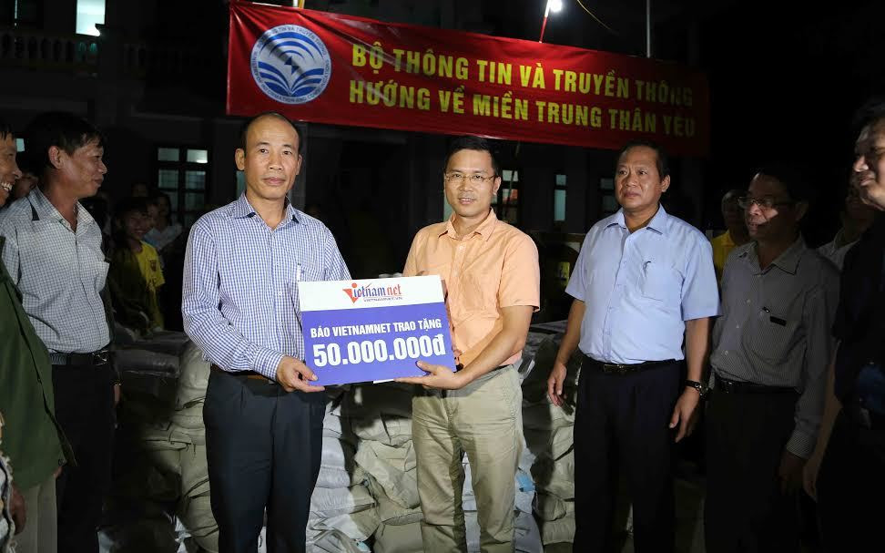 Bộ trưởng TT&TT, Trương Minh Tuấn, lũ lụt miền Trung