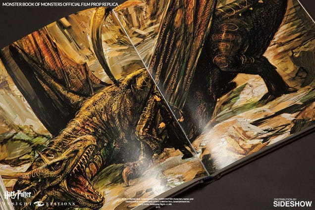 That Monster Book of Monsters Replica Comes With a Real Textbook