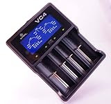 XTAR(エクスター) VC4 【充電情報表示機能 ディスプレイ付き】 USB充電器 マルチサイズ対応 4スロット