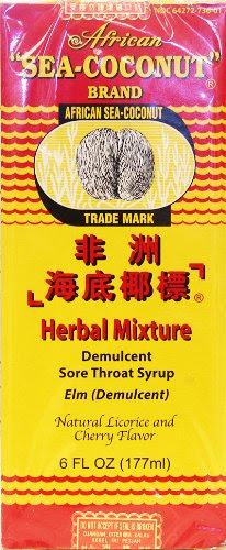 African Sea-Coconut Sore Troat Mixture, 177 ml