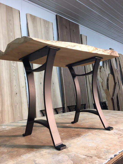Ohiowoodlands End Table Base. Solid Steel End Table Legs 