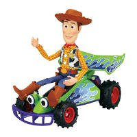 Disney Pixar Toy Story Talking Woody and Free Wheel RC Buggy