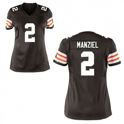 Womens JOHNNY MANZIEL Cleveland Browns Jersey
