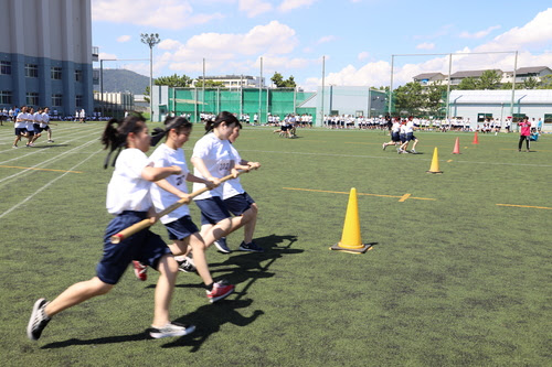 徳島市立高等学校 市高祭 体育祭 ５ 台風の目