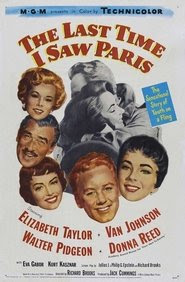 The Last Time I Saw Paris Film Plakat