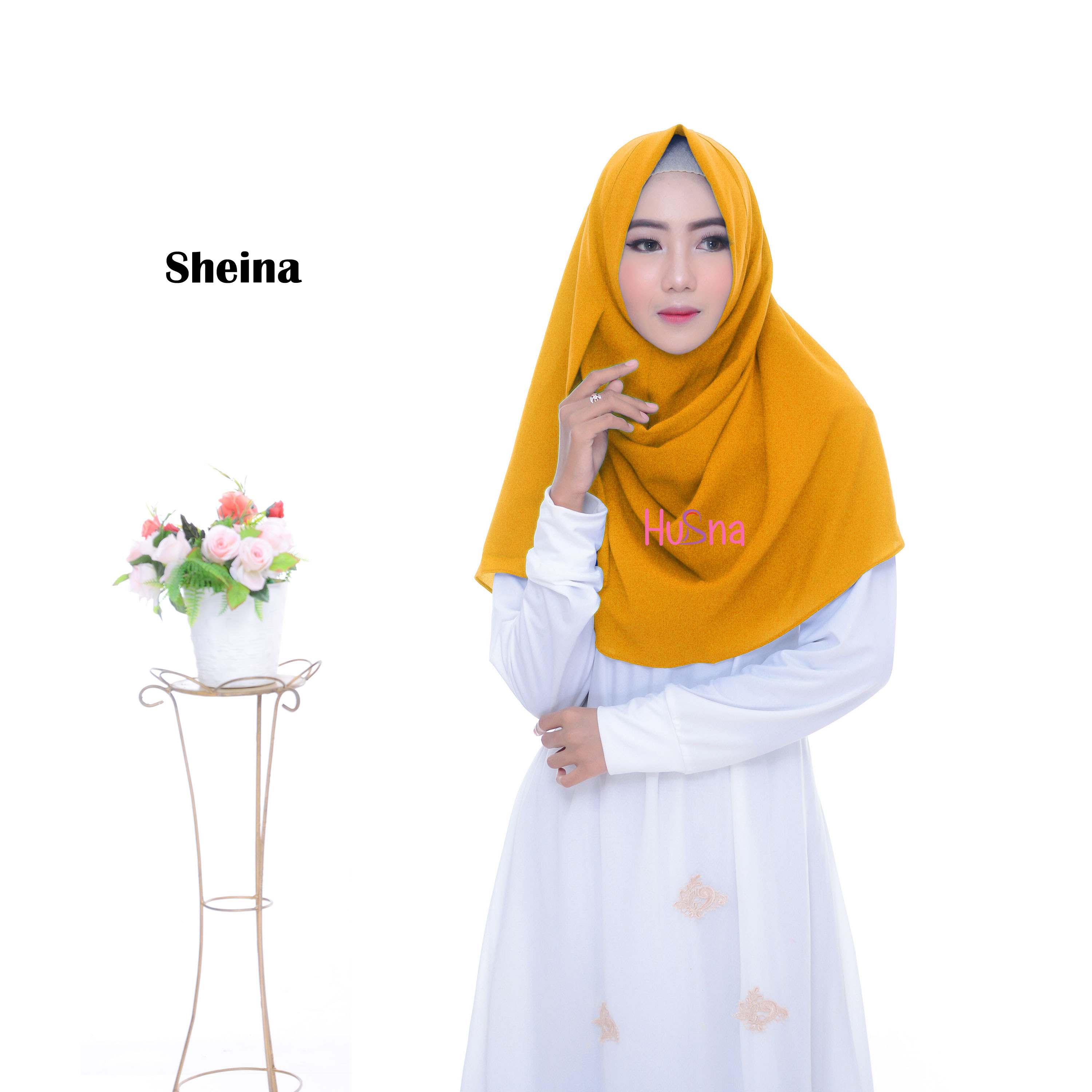Cara Pakai Jilbab Pashmina Diamond