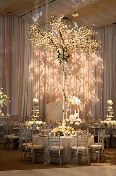 In the photo below there are florals on the guest tables but imagine the 