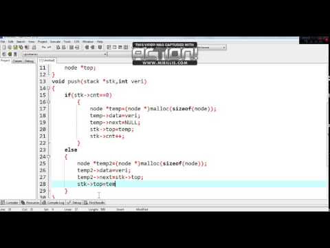yığınların listelerle gösterimi