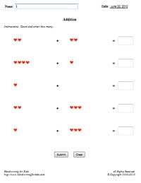 Basic Handwriting for Kids - Mathematics - Addition
