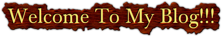Welcome To My Blog!!!