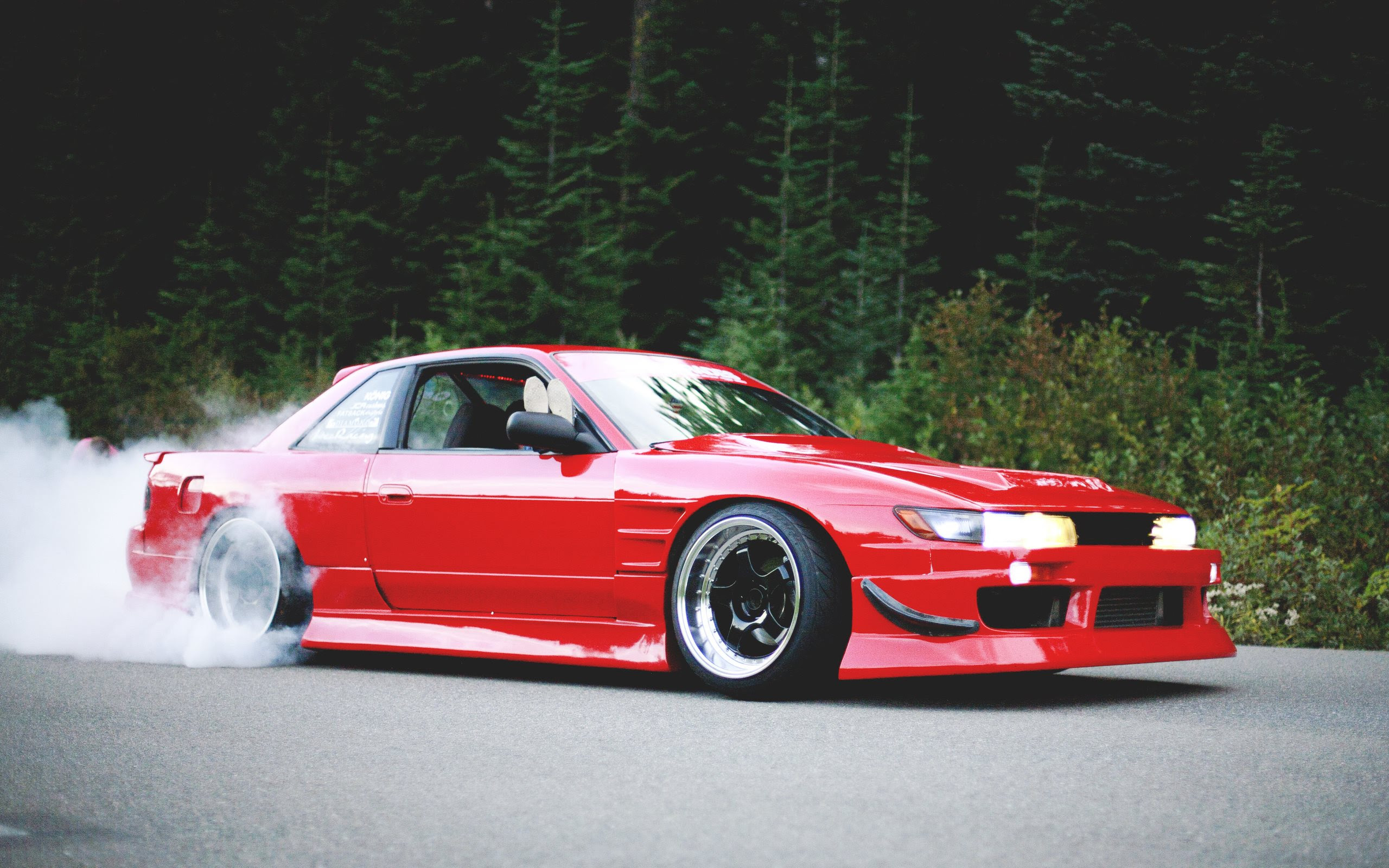 ダウンロード画像 日産シルビア S15 ドリフト チューニング 赤日産 画面の解像度 2560x1600 壁紙デスクトップ上