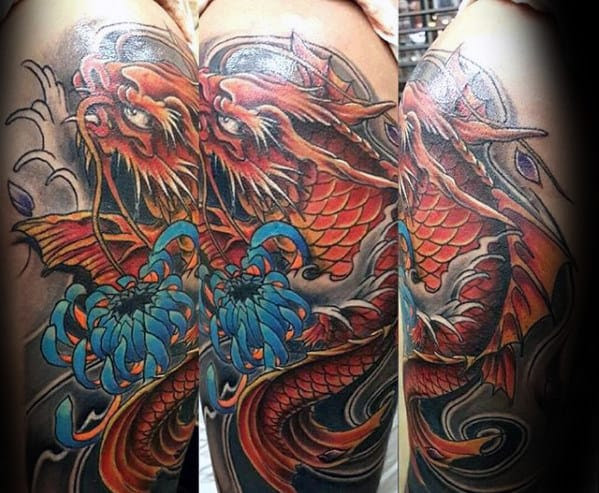 50 Koi Dragon Tattoo Designs For Men Japanese Fish Ink Ideas 50 Koi Dragon Tattoo Designs For Men Japanese Fish Ink Ideas