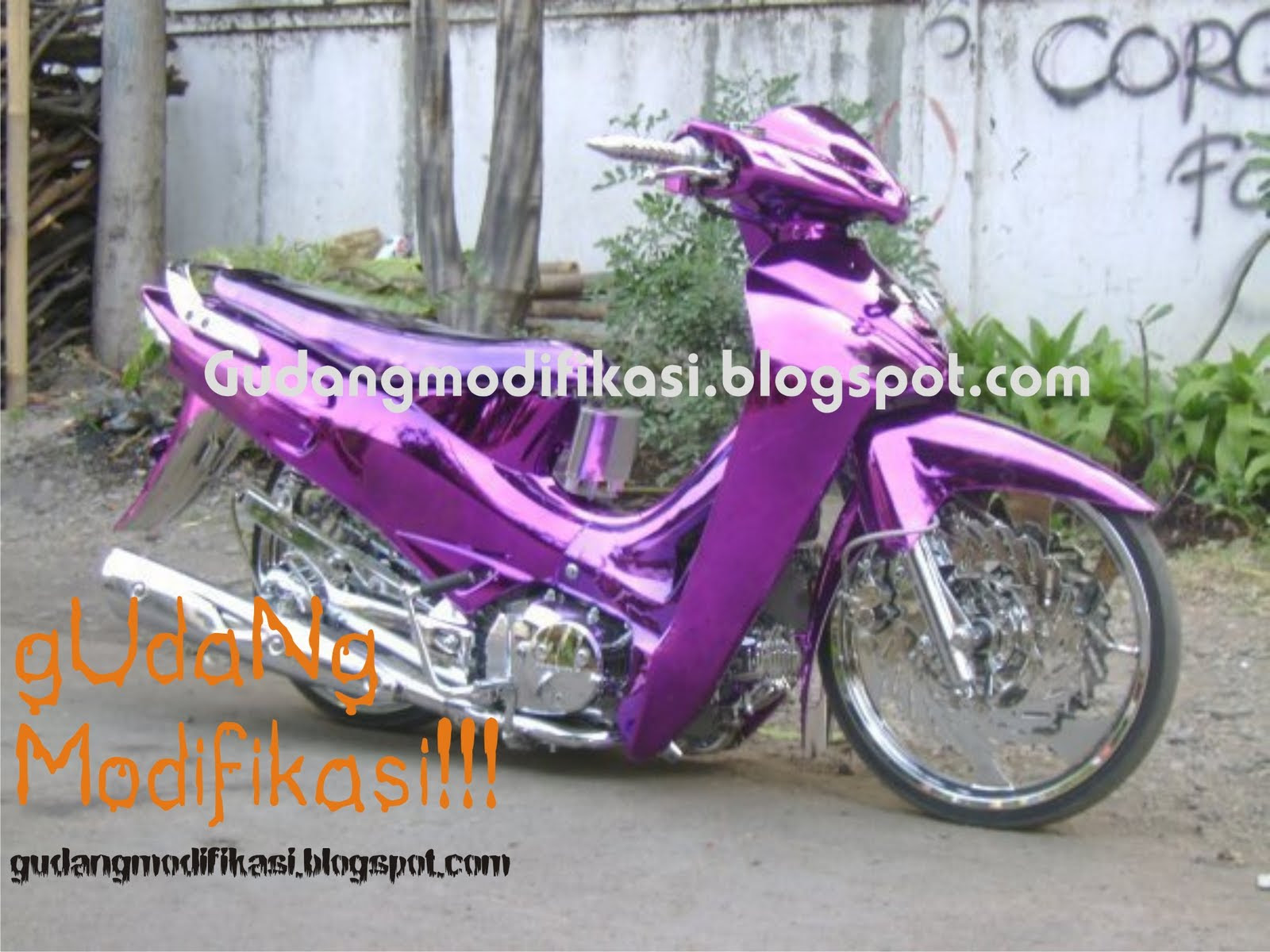 Modifikasi Motor Balap Supra