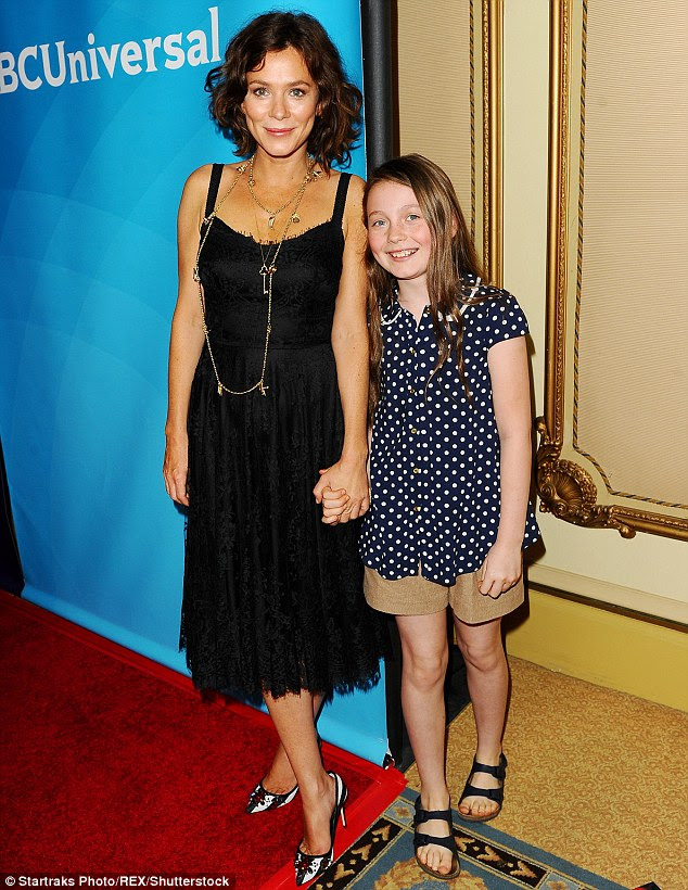Bonding: Anna Friel and 10-year-old Gracie stayed at Six Senses Con Dao on a remote island off Vietnam’s south-east coast