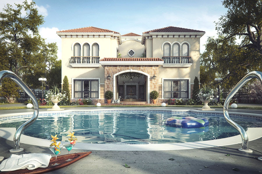 This luxury villa located in Dubai, United Arab Emirates, and designed ...