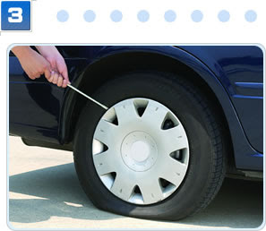 パンクしたら タイヤ交換 車のトラブル 車のトラブル Easpa 一般社団法人愛媛県自動車整備振興会