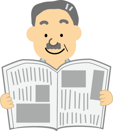 無料イラスト 人物 おじさんのイラスト3