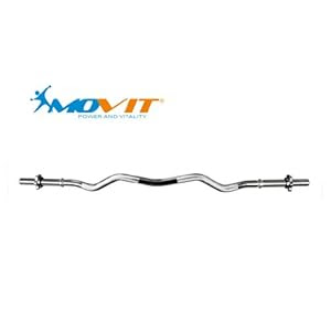 MOVIT® SZ Curl Hantel Stange Curlstange Hantelstange, 7,5 Kg, Stangendurchmesser 30 mm Standardnorm