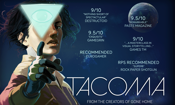 Tacoma 大家好 今天我们为steam 用户推出了 塔科马 Tacoma 的中文版 Steam 新闻