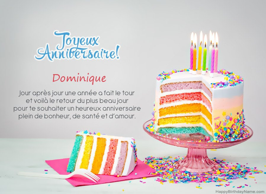 Joyeux Anniversaire Dominique Des Images 25