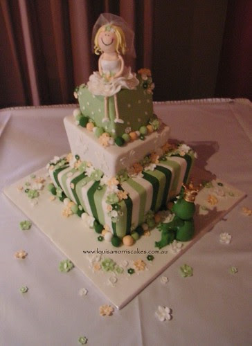 pictures of princess and the frog cakes. Frog prince amp; princess wedding