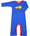 Baba Babywear super leuk blauw speelpak met vintage auto