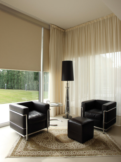 Window Treatments - Modern - Living Room - miami - by ...