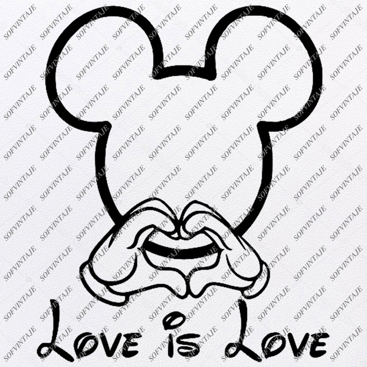 Download Disney Svg File - Mickey Mause Love Svg - Mickey Love is ...