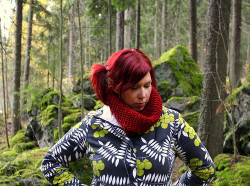 Garter stitch cowl