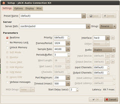 Configuration in Jack