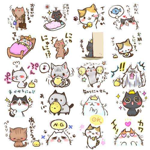 人気パズルゲーム ねこずらし Lineスタンプが登場 かわいいネコに癒やされよう ライブドアニュース