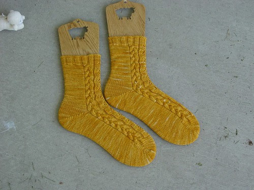 Rapunzel's Braid Socks