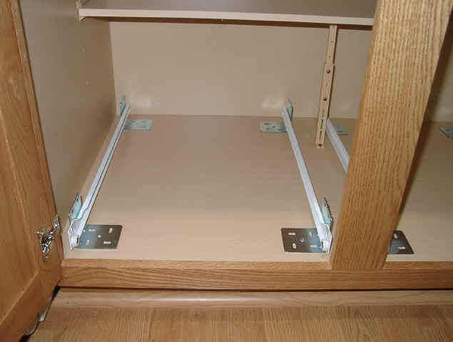 Custom pull out shelving soultions DIY - do it yourself ...