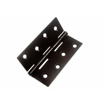 Charnière (porte de porte) en acier noir 100mm 4 vis + po (20 paires) Charnière (porte de porte) en acier noir 100mm 4 vis + po (20 paires)