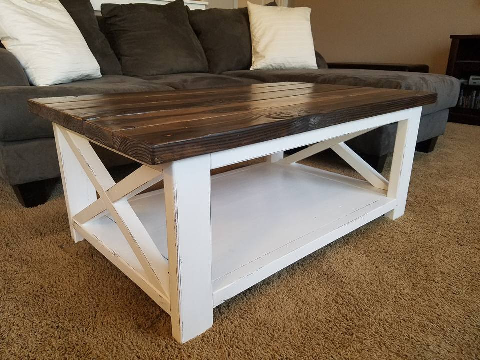 Ana White Rustic X Coffee Table - DIY Projects