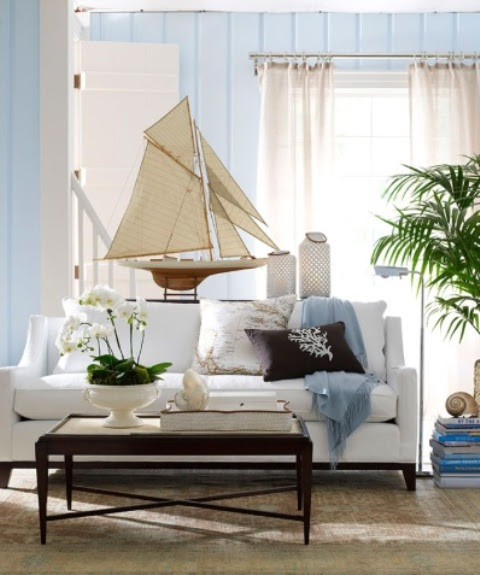 37 Sea and Beach Inspired Living Rooms - DigsDigs