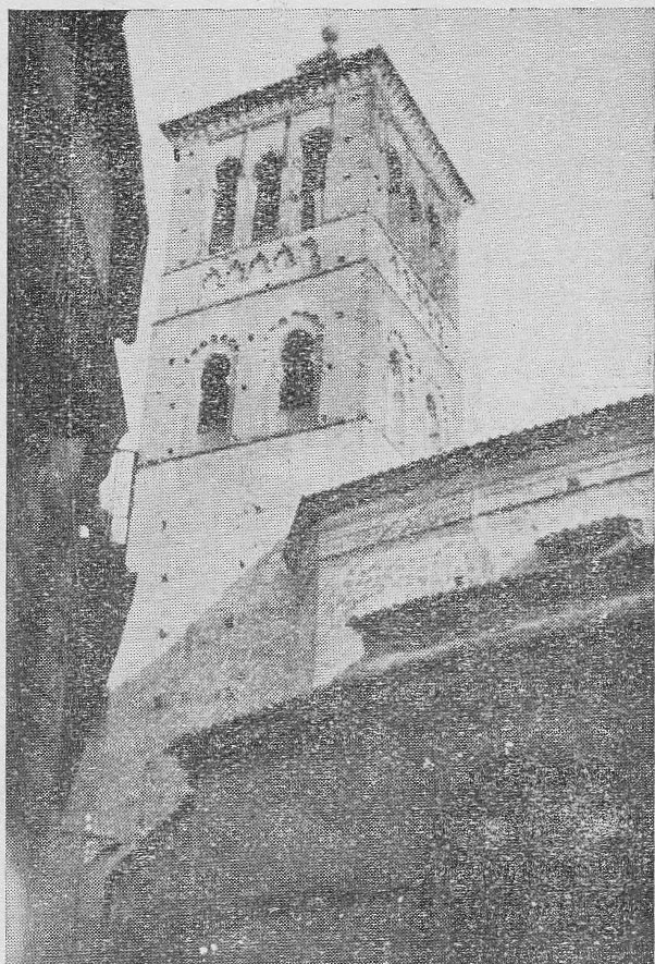 Iglesia de San Román antes de la restauración de 1940
