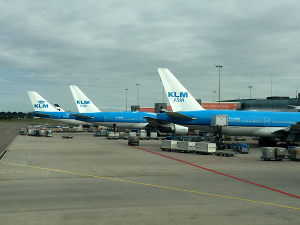 Fotos de Amsterdam, aviones de KLM