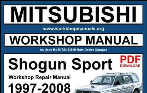 Download Link mitsubishi shogun online manual iPad Air PDF