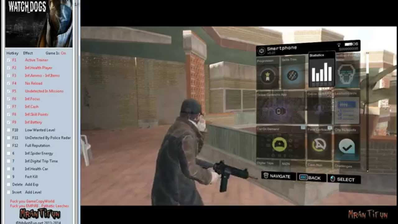 Watch Dogs V1.00 Trainer +18 - YouTube