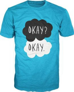John Green Fault In Our Stars Adult Turquoise T-Shirt - S/M
