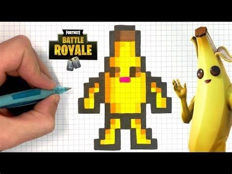 chadessin pixel art fortnite youtube dessin pixel