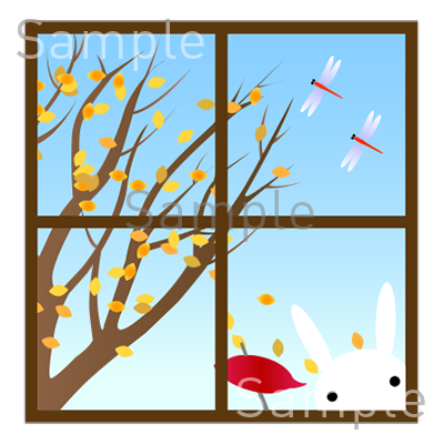 11月の風景の無料イラスト素材 登録不要のイラストぱーく