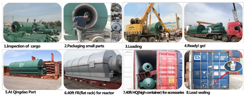 transport the tyre recycling plant
